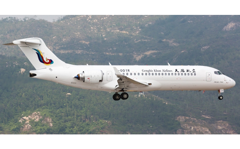 Өвөр Монголын “Genghis Khan Airlines” агаарын тээврийн компанийн таван жилийн ой болов