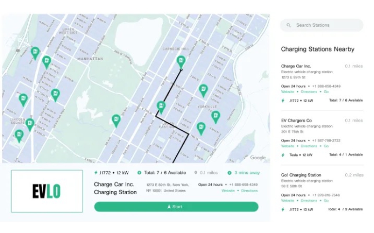 “Google Map” дээр цахилгаан автомашин цэнэглэх станцууд харагддаг боллоо