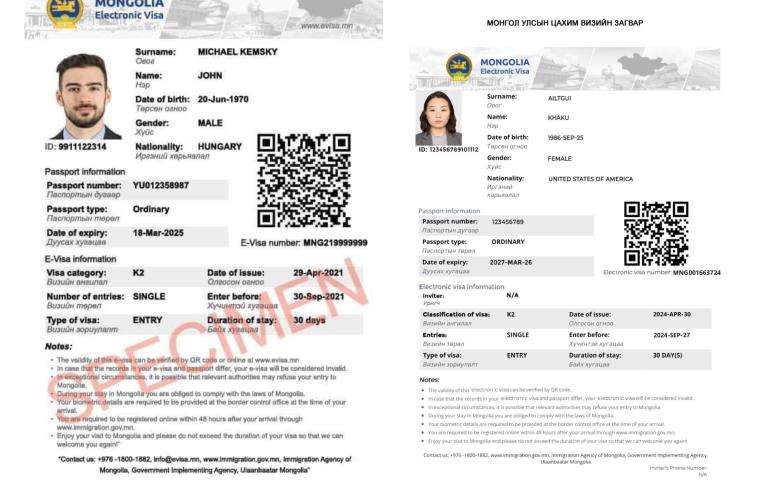 Гадаадын 124 мянган иргэн Монгол улсын цахим виз авчээ